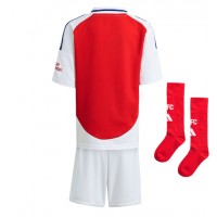 Dětský fotbalový dres Arsenal 2024-25 Domácí Krátký Rukáv (+ trenýrky)